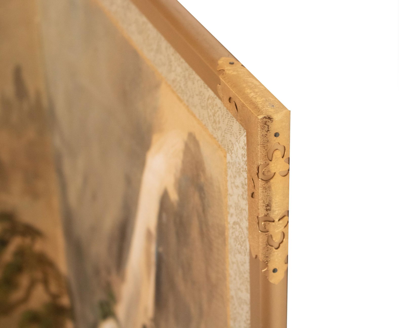 1970s ShÅwa Era Japanese Byobu Screen, "Autumn Landscape With River" - 15