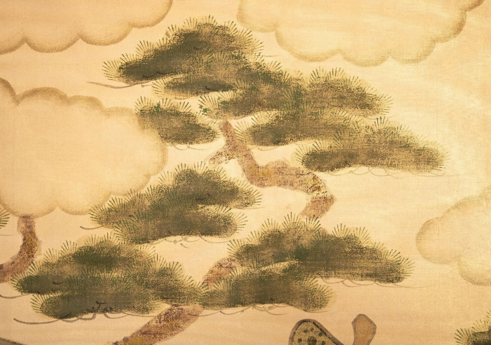1970-1980s ShÅwa Era Japanese Silk Byobu Screen "The Tale of Genji" - 14
