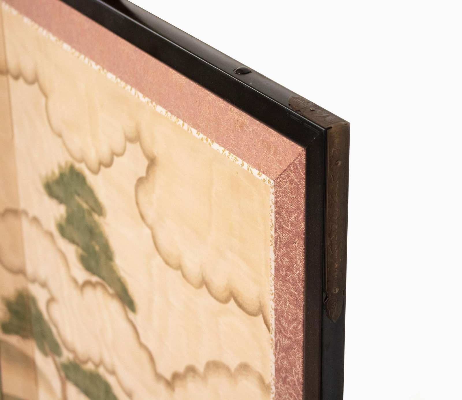 1970-1980s ShÅwa Era Japanese Silk Byobu Screen "The Tale of Genji" - 16