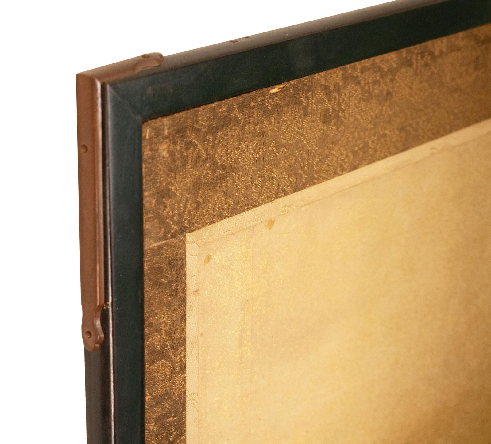 Meiji Era XL Japanese Yamato-E Style 6-Panel Byobu Screen "Chinese Palace Courtyard" - 16