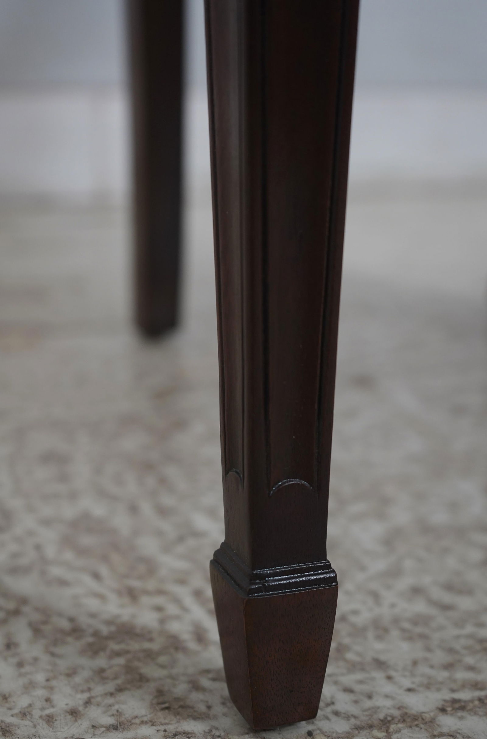 Set of 16 Stickley Carved Shield Back Mahogany Dining Chairs - 16