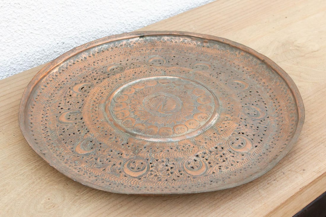 Mughal Crescent, Moon Serving Tray Platter - 3