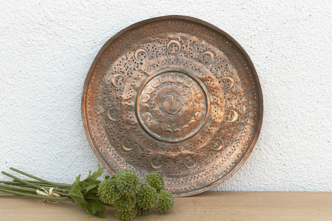 Mughal Crescent, Moon Serving Tray Platter - 5