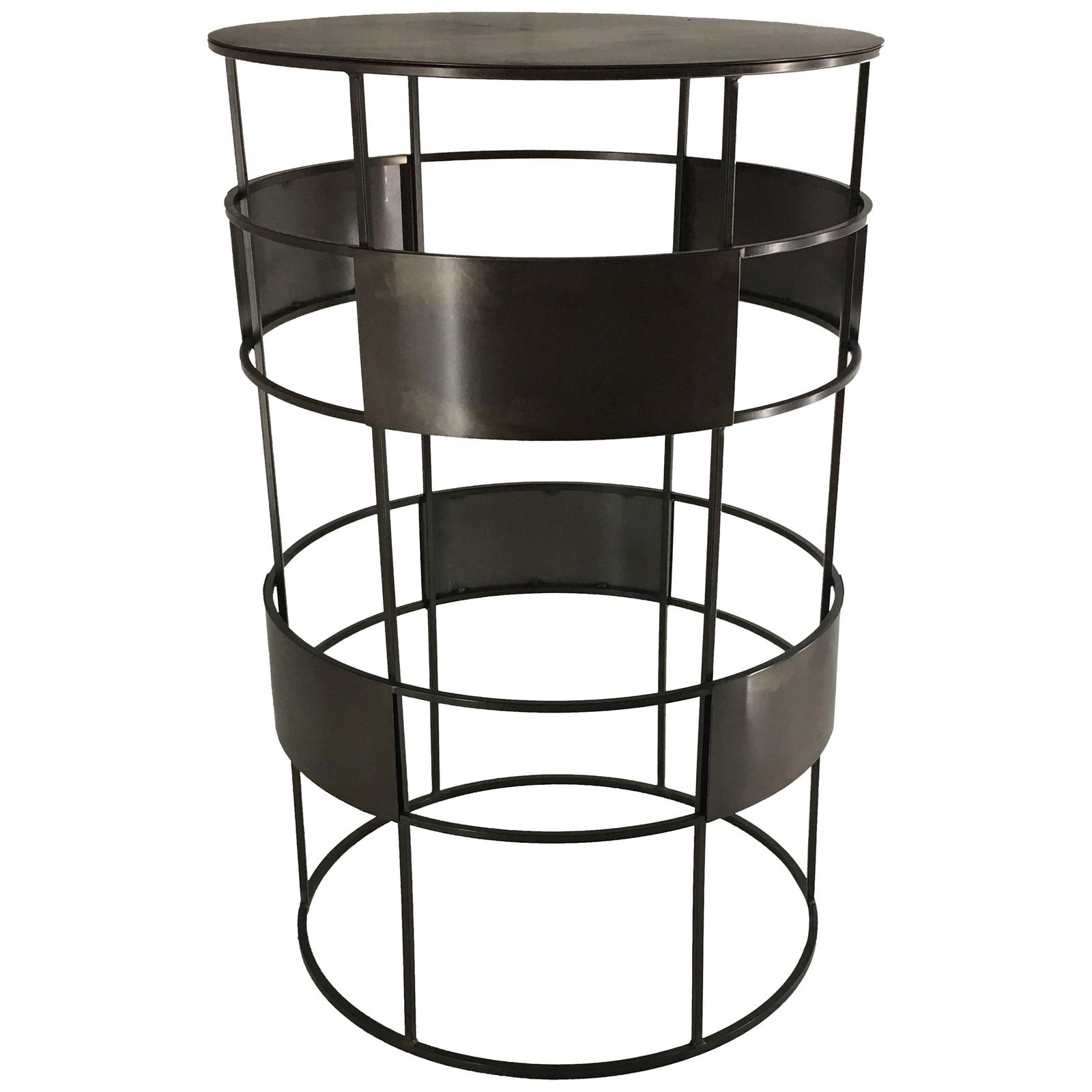 New Handmade Bistro High Table in Wrought Iron, Customizable - 2