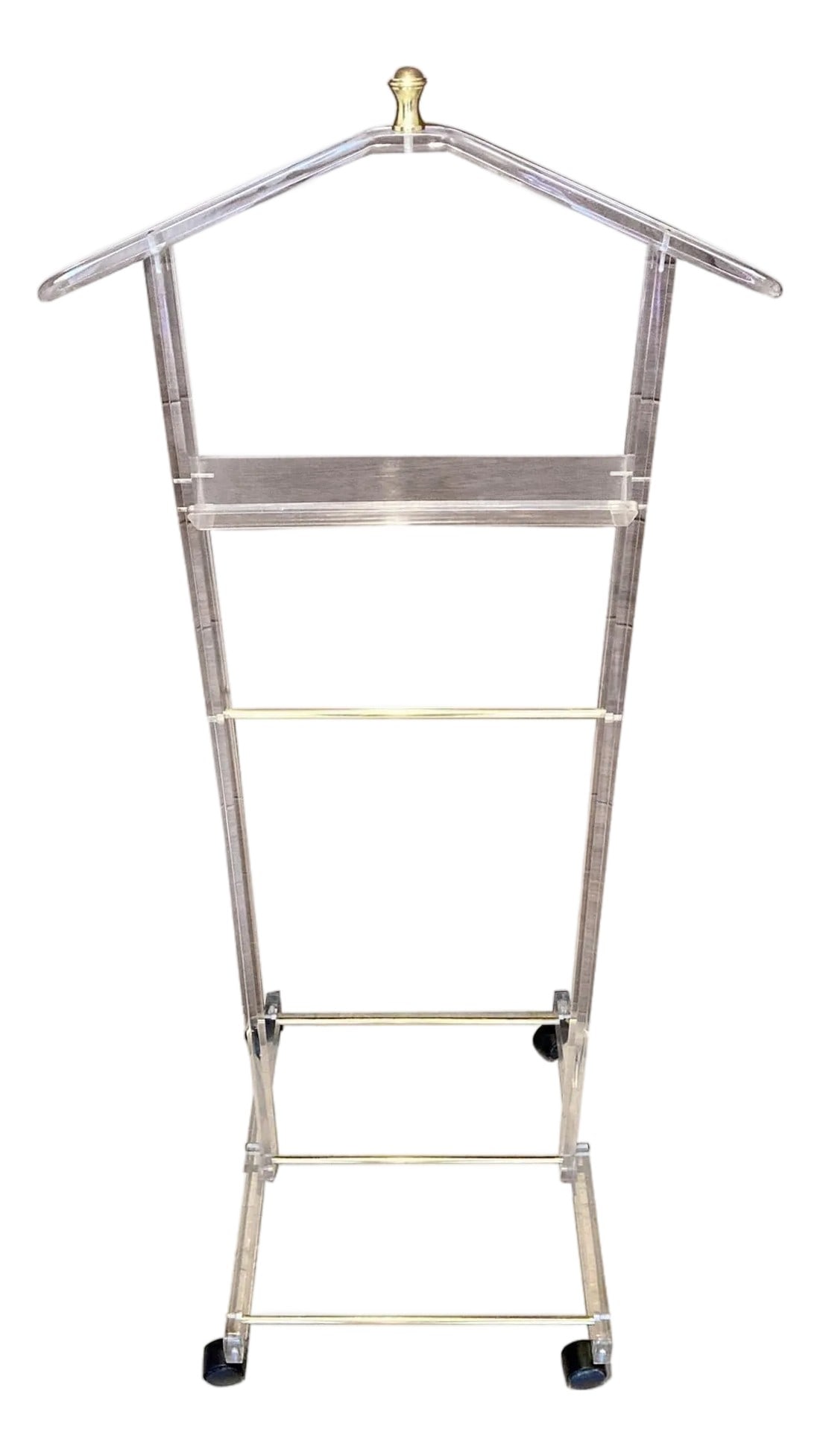Mid 20th Century Modern Lucite Valet Stand with Wheels (1 of 18)