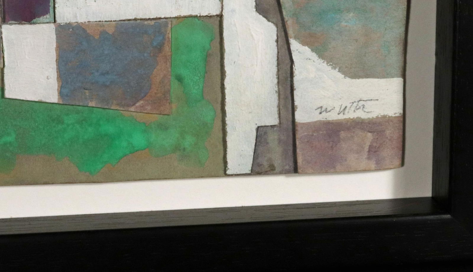 Robert J. Wirth Collage Painting, Titled "Landscape" - 2