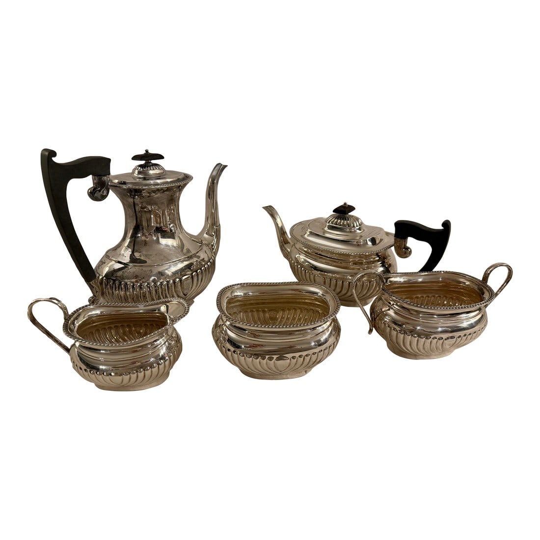 Antique English Sterling Silver Tea & Coffee Set – Made for John Wanamaker, 2365g (1 of 11)