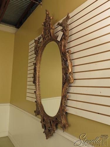 LaBARGE Large Carved Frame Mirror W Eagles Model #Lb-Lm2293 - 10