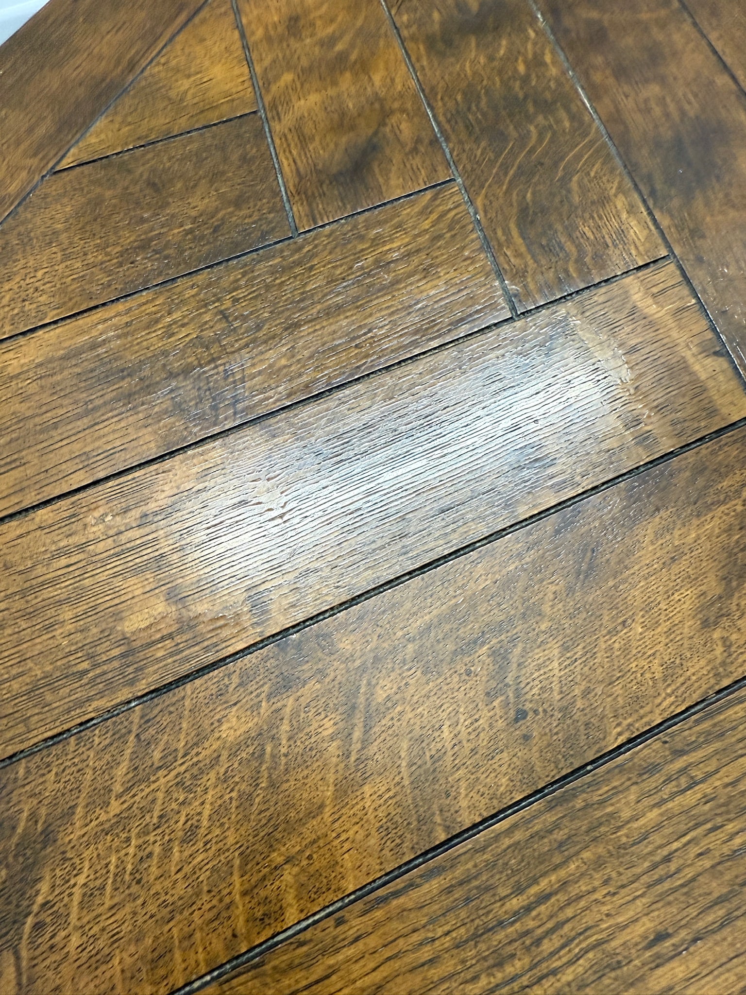 Late 20th Century Baker Furniture Triangle Side Table - 10