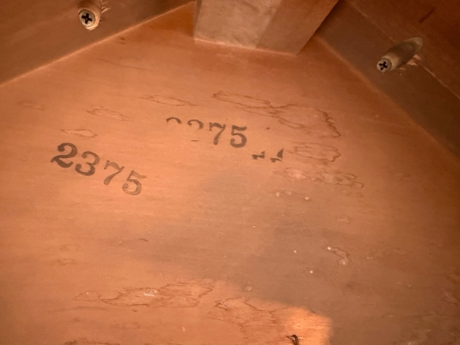 Late 20th Century Baker Furniture Triangle Side Table - 12