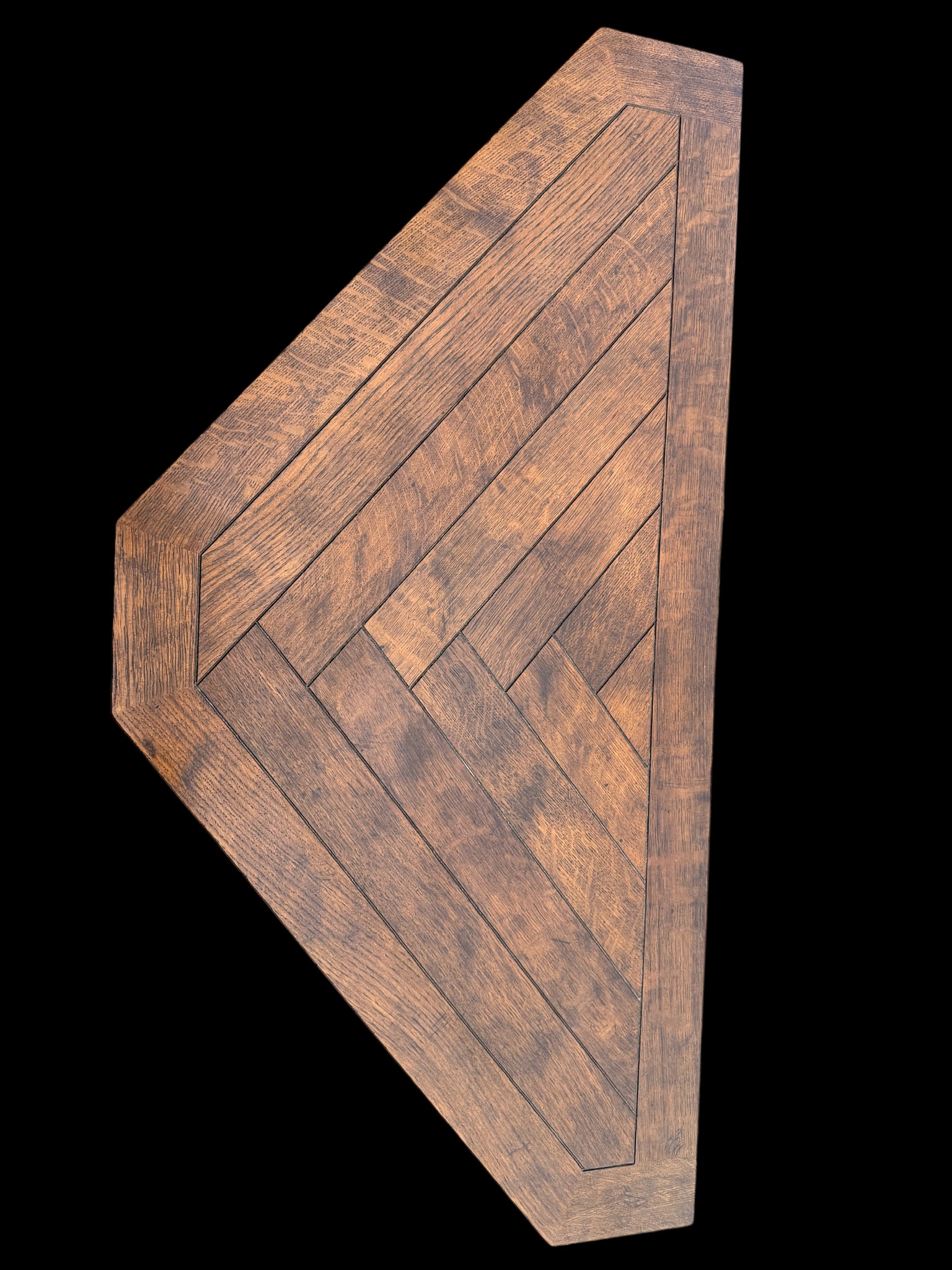 Late 20th Century Baker Furniture Triangle Side Table - 7