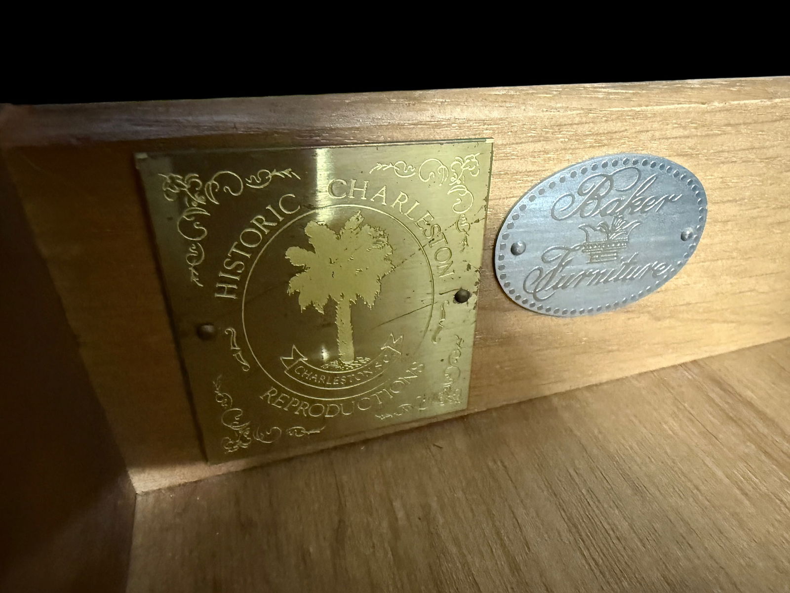 Late 20th Century Baker Furniture Historic Charleston Collection Secretary Desk - 16