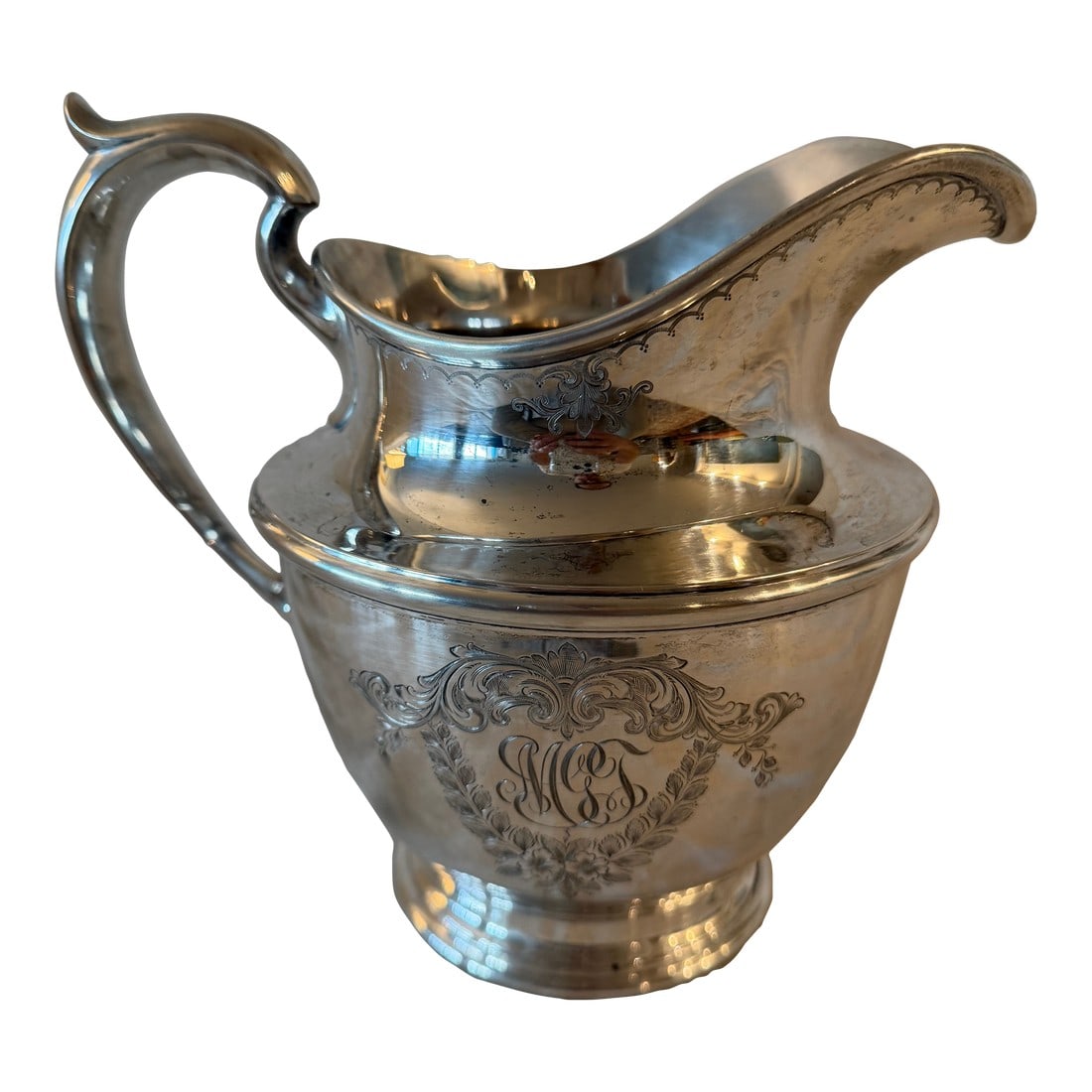 Early 20th Century Spaulding & Co. Sterling Silver Pitcher (1 of 7)