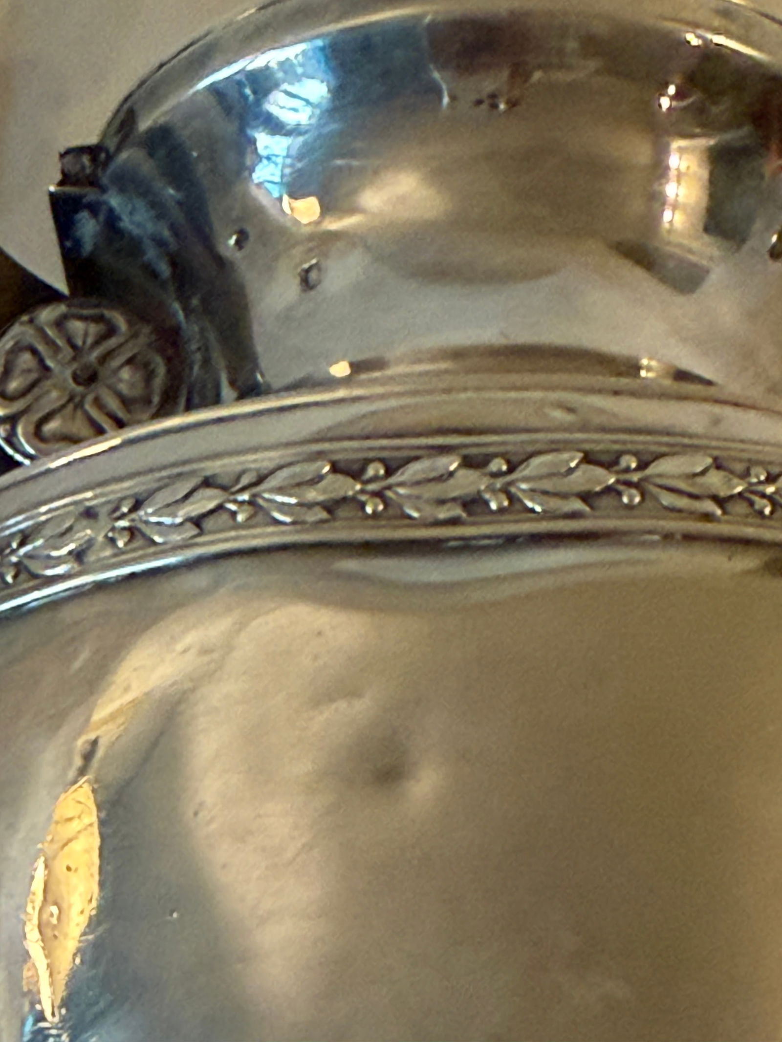 Late 19th Century French Sterling Silver Coffee/Tea Pot & Sugar Bowl – 2 Pieces - 10