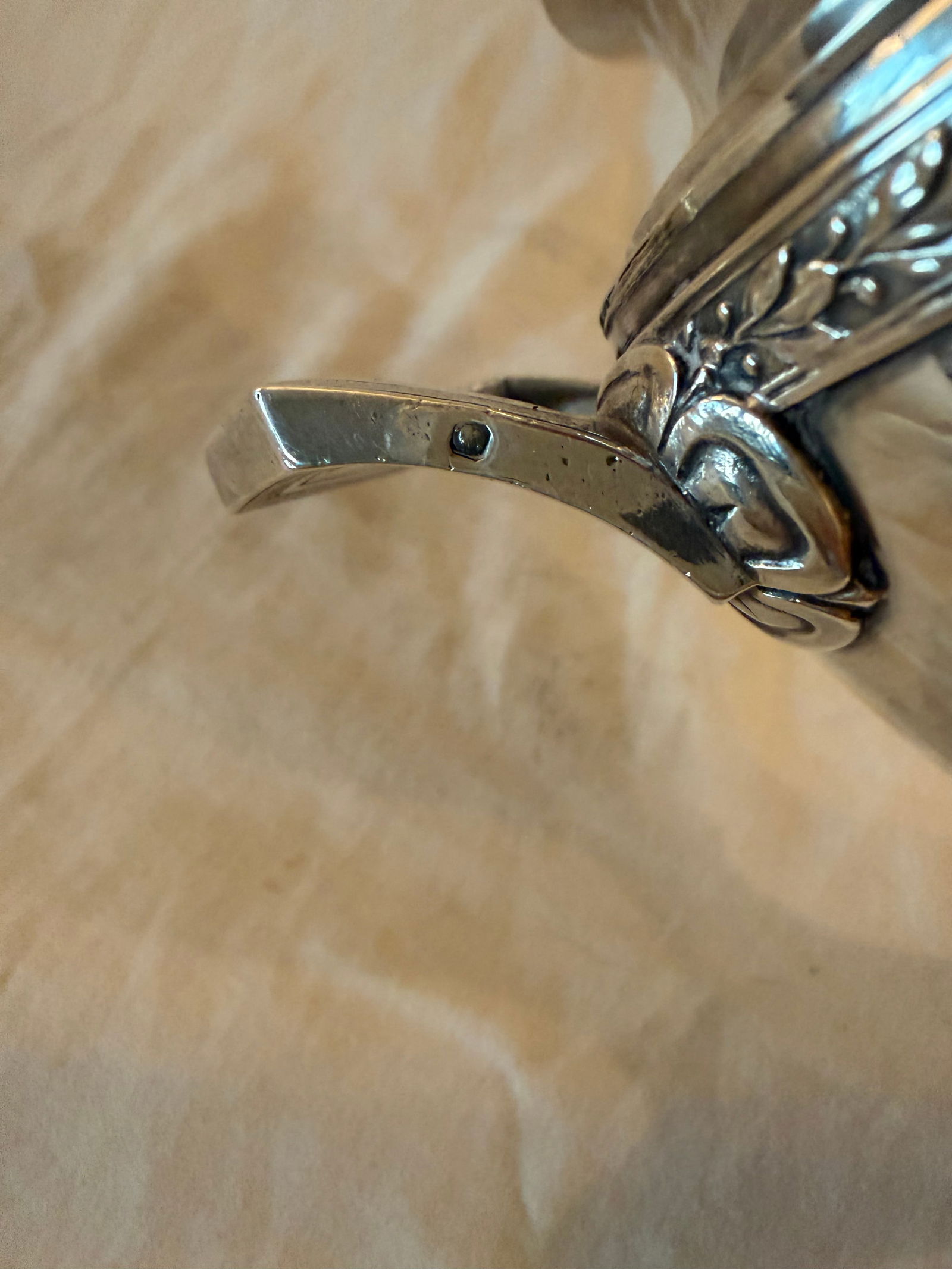 Late 19th Century French Sterling Silver Coffee/Tea Pot & Sugar Bowl – 2 Pieces - 13