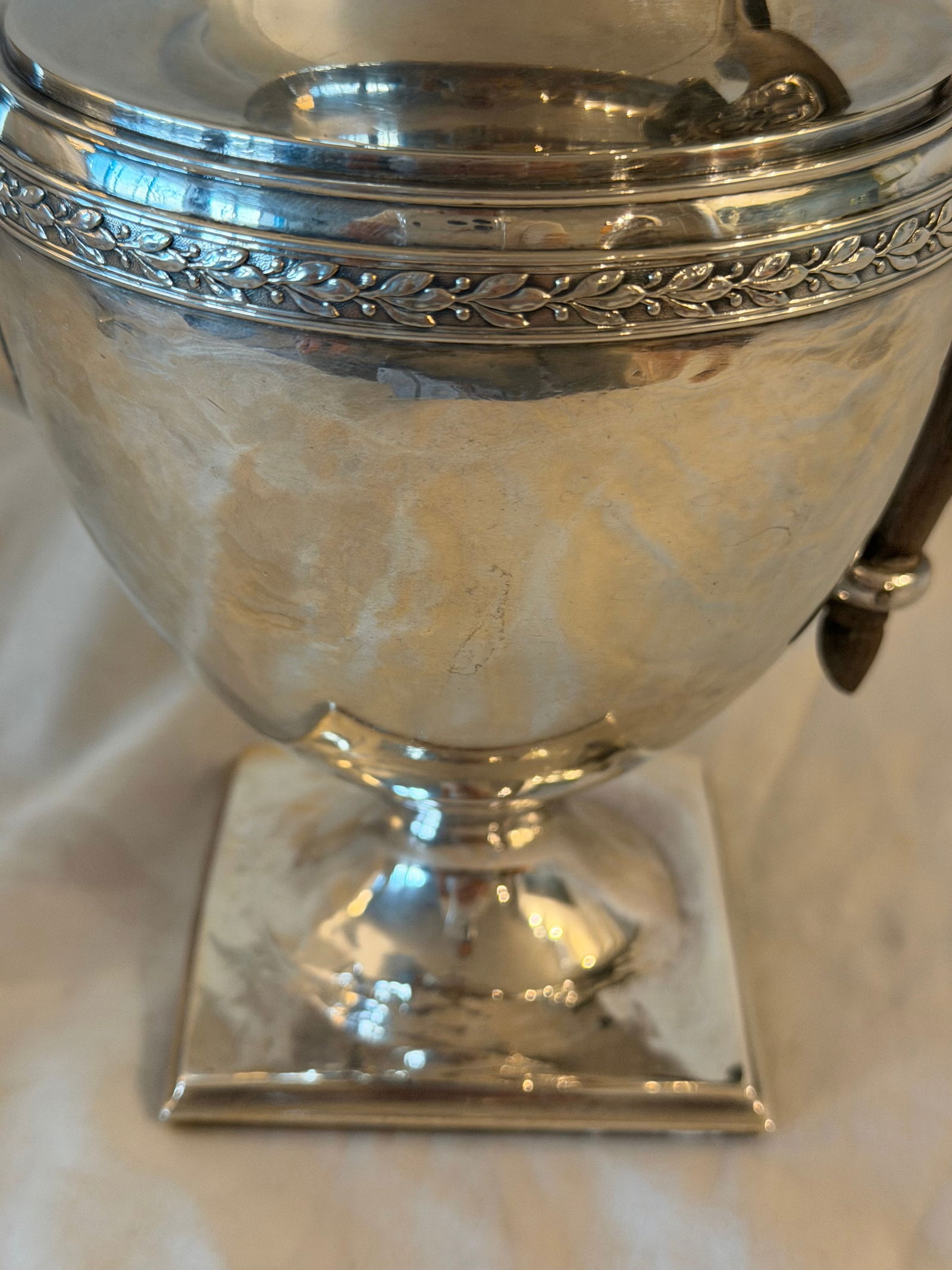 Late 19th Century French Sterling Silver Coffee/Tea Pot & Sugar Bowl – 2 Pieces - 9