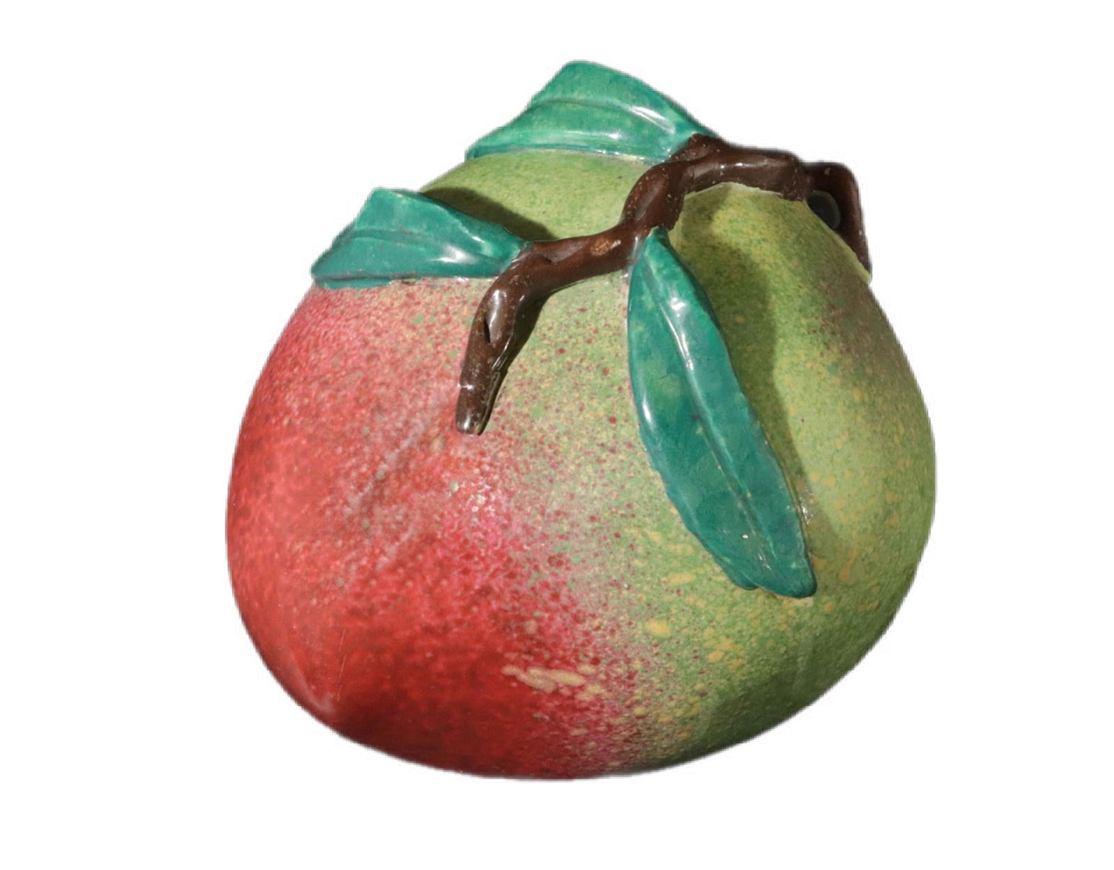 Chinese Export Trompe l'Oeil Porcelain Model of a Peach - 5