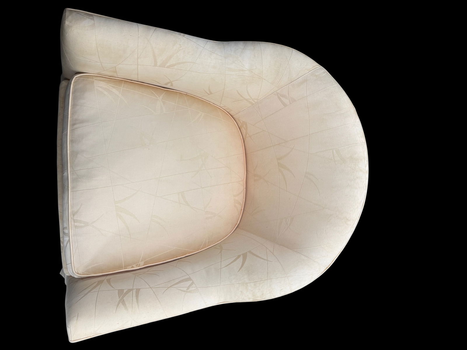 1950s Baker Furniture Co. Barrel Chairs on Caster Wheels - A Pair - 9