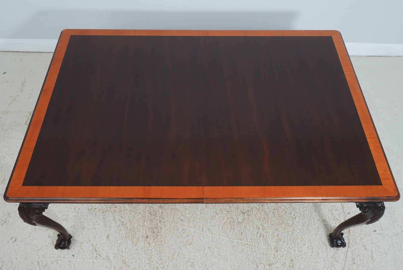 Stickley Clawfoot Mahogany Dining Room Table & Chairs Set - 4