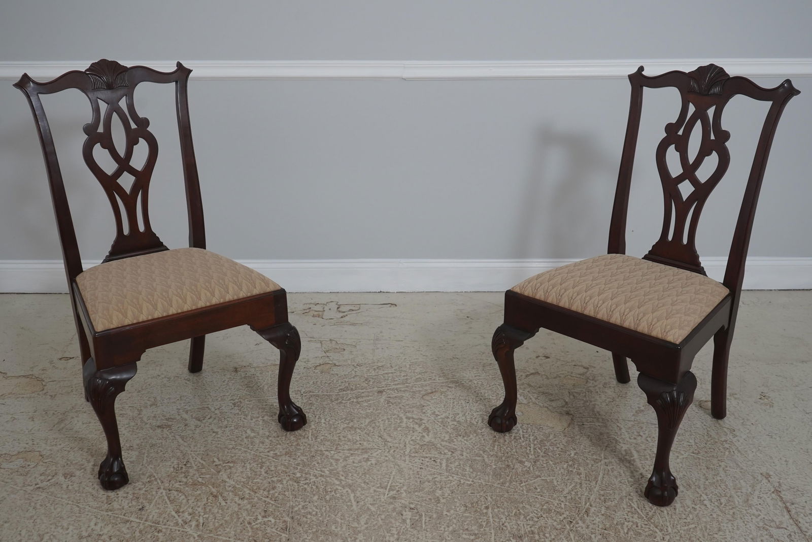 Stickley Clawfoot Mahogany Dining Room Table & Chairs Set - 9