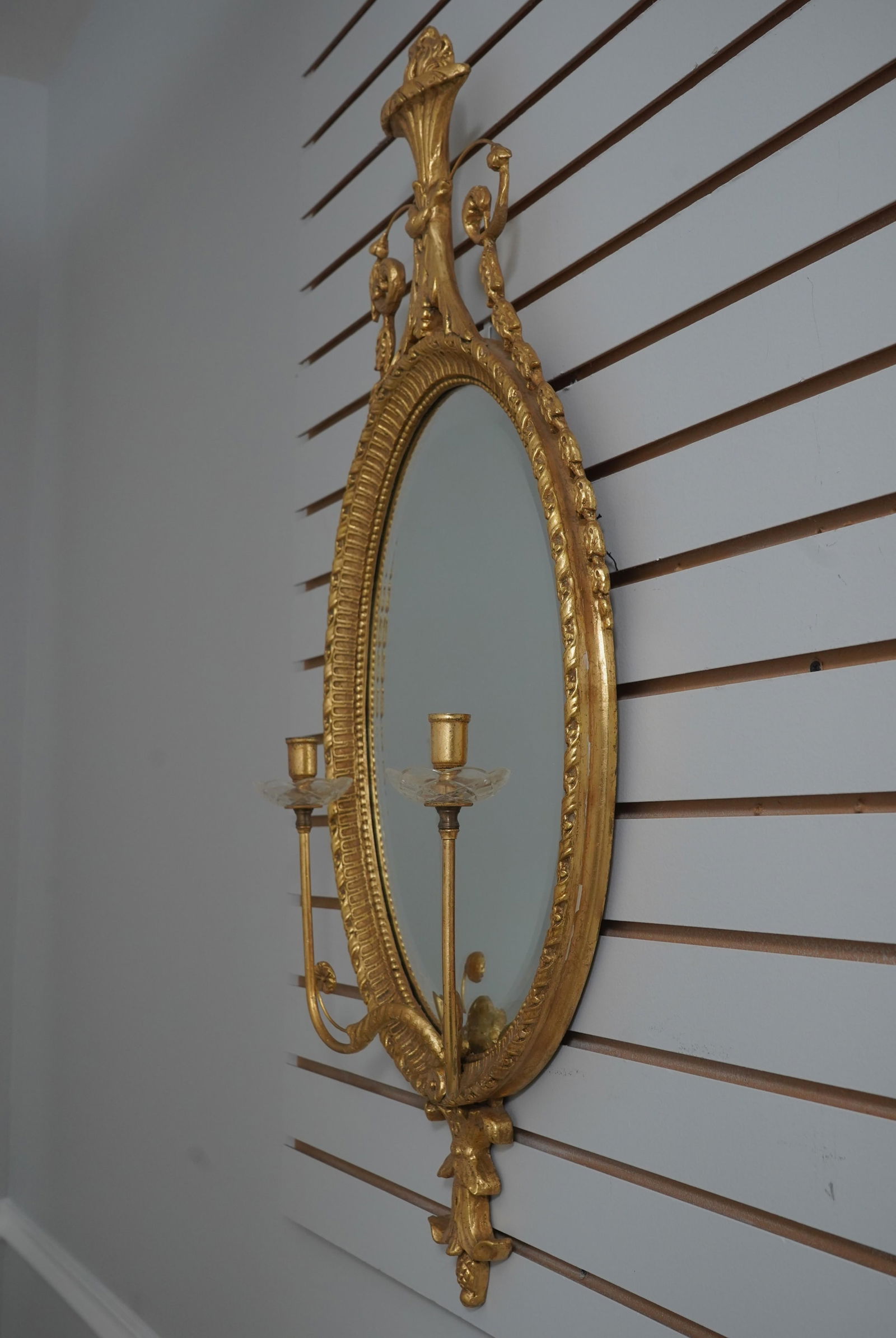 Friedman Brothers Gold Framed Candelabra Mirror - 2