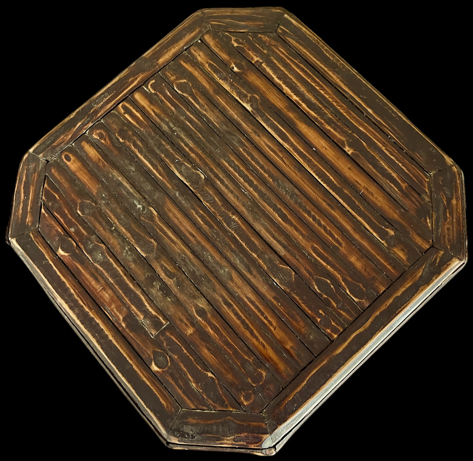 Vintage Bamboo Pedestal Plinth / Display Stand - 4