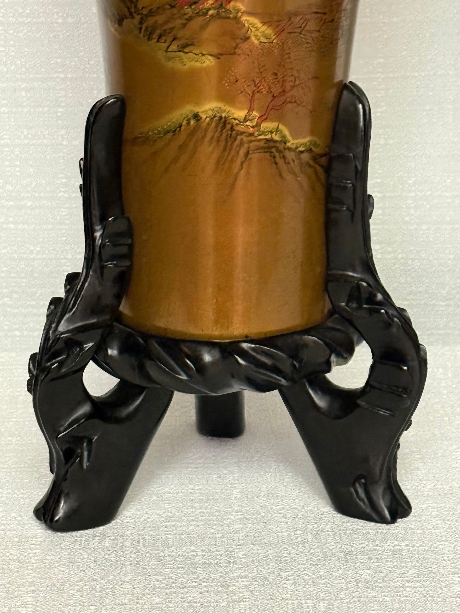 1960s Monumental "Bodiless" Lacquer Vases by Cheng Lung Chi - James Mont Style - 7