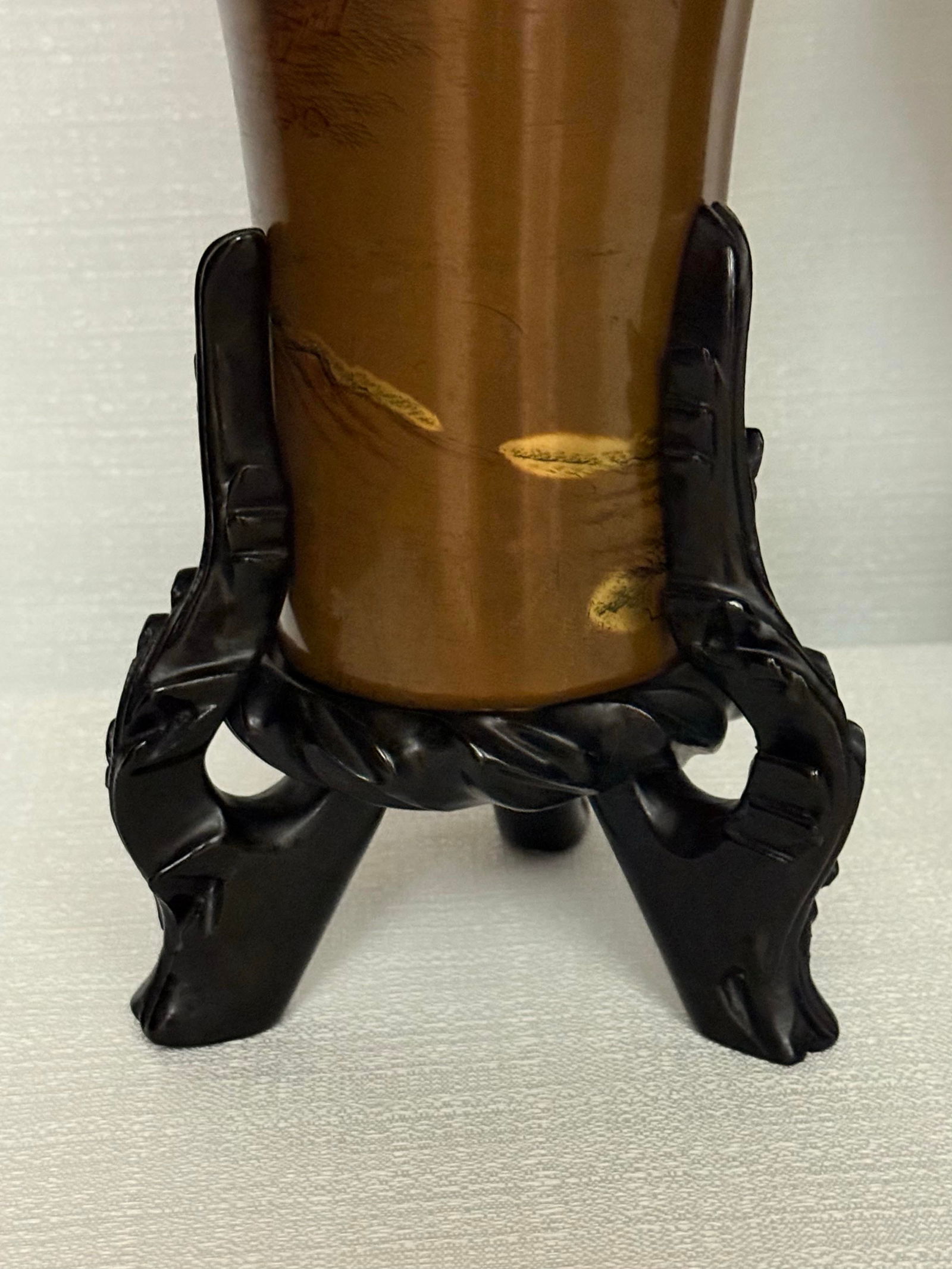 1960s Monumental "Bodiless" Lacquer Vases by Cheng Lung Chi - James Mont Style - 8