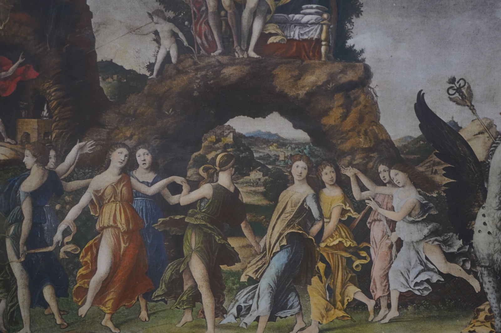 Italian Renaissance Parnassus Oil Painting on Canvas - 5