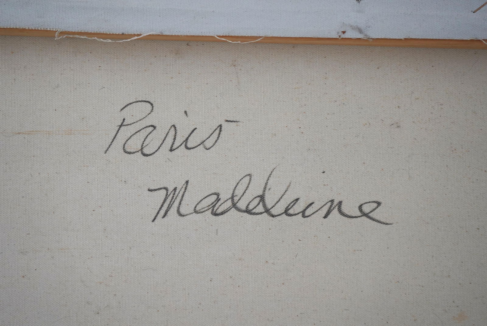 Stunning 20th Century Paris Winter Scene Oil Painting on Canvas - 14