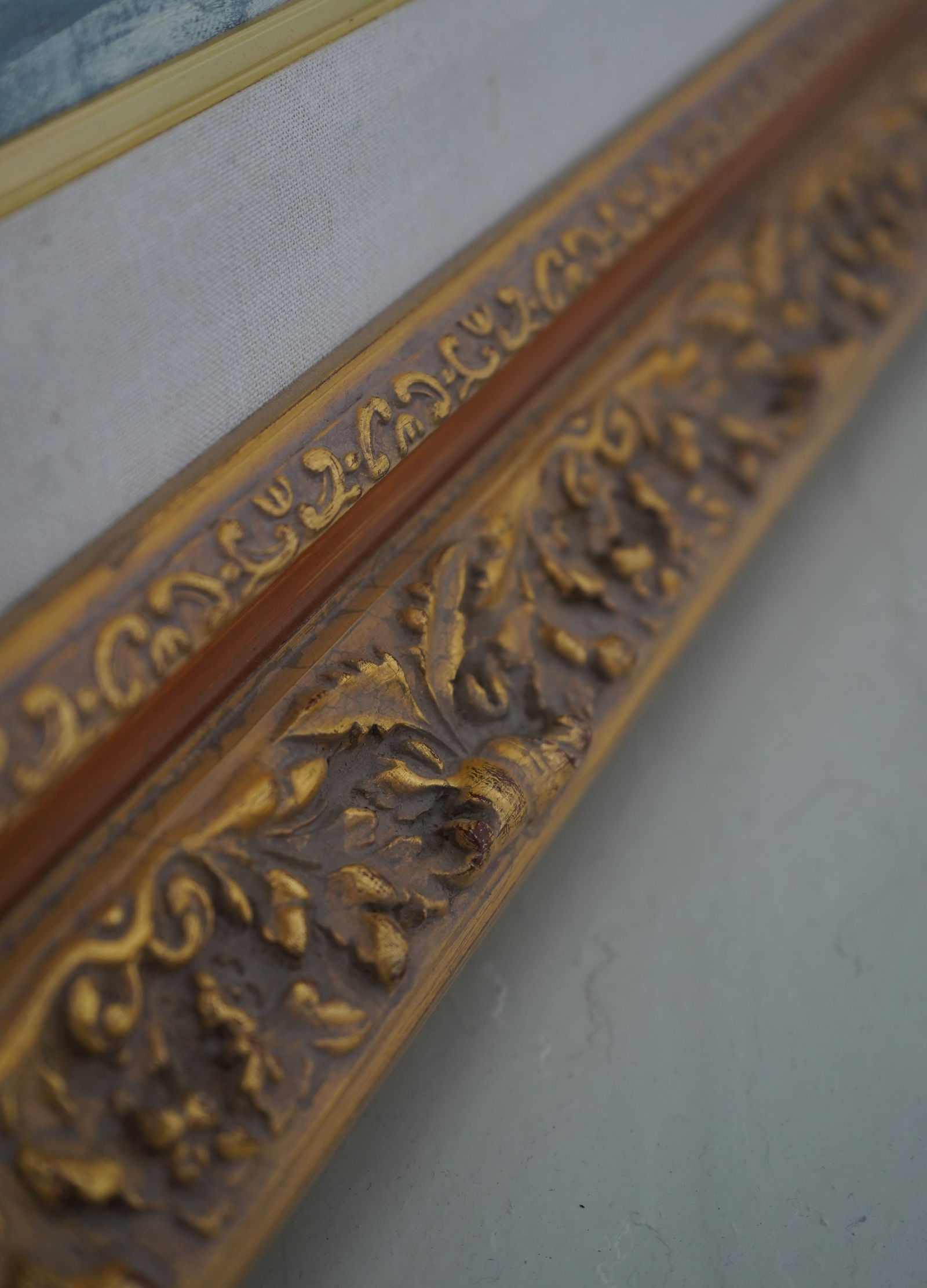 Stunning 20th Century Paris Winter Scene Oil Painting on Canvas - 7