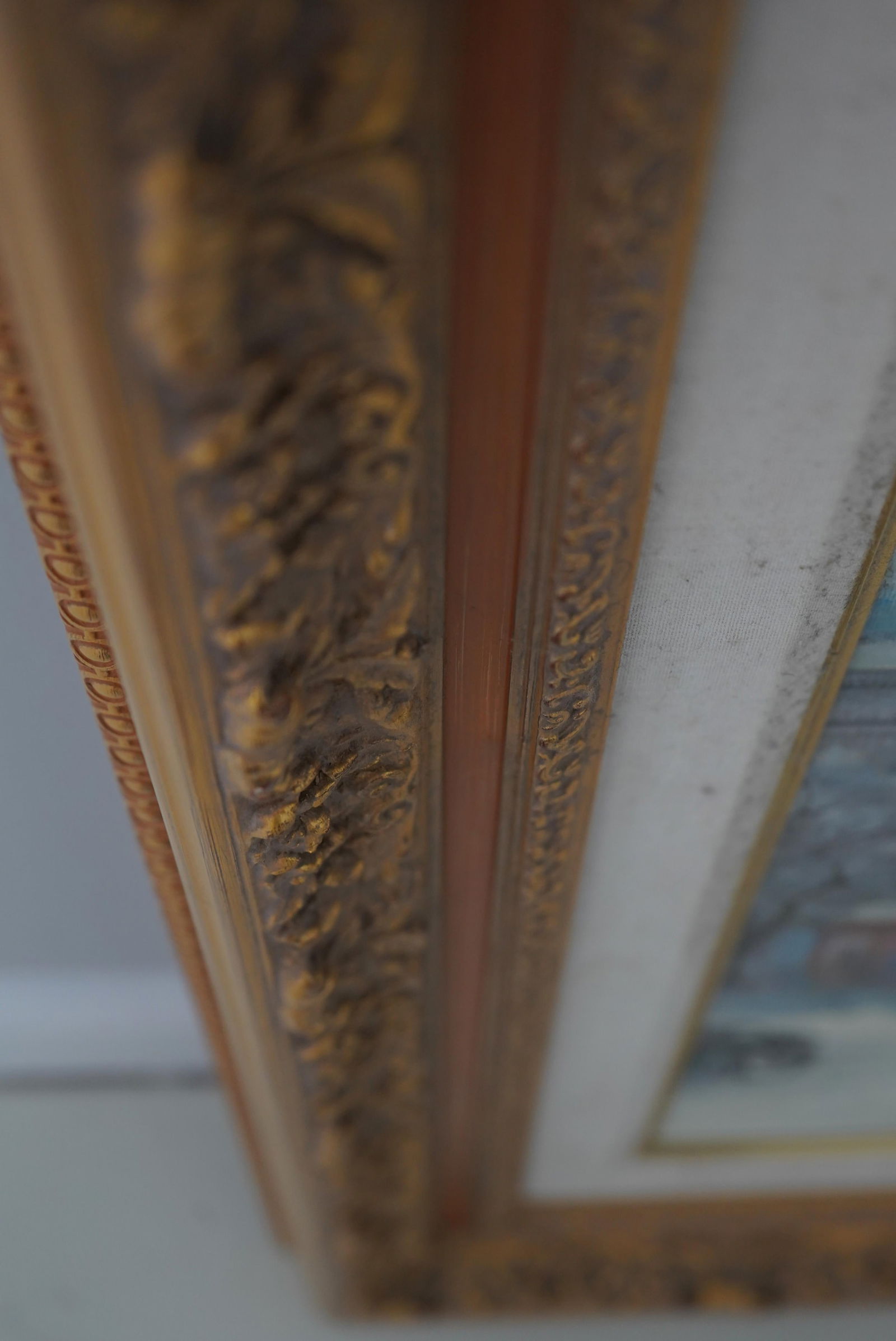 Stunning 20th Century Paris Winter Scene Oil Painting on Canvas - 9