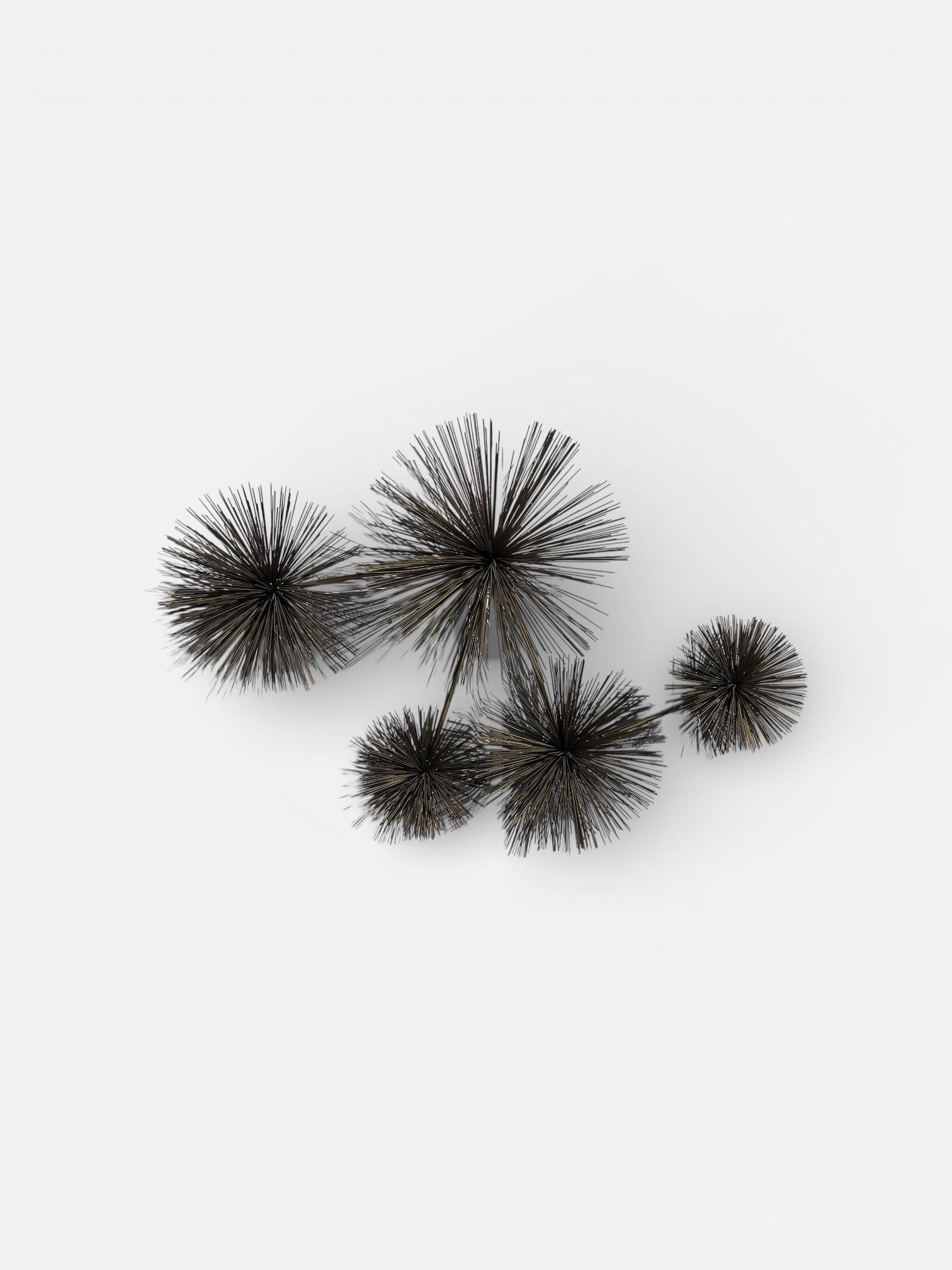 1970s Curtis Jere Brass Sea Urchin / Pom Pom Wall Sculpture - 10