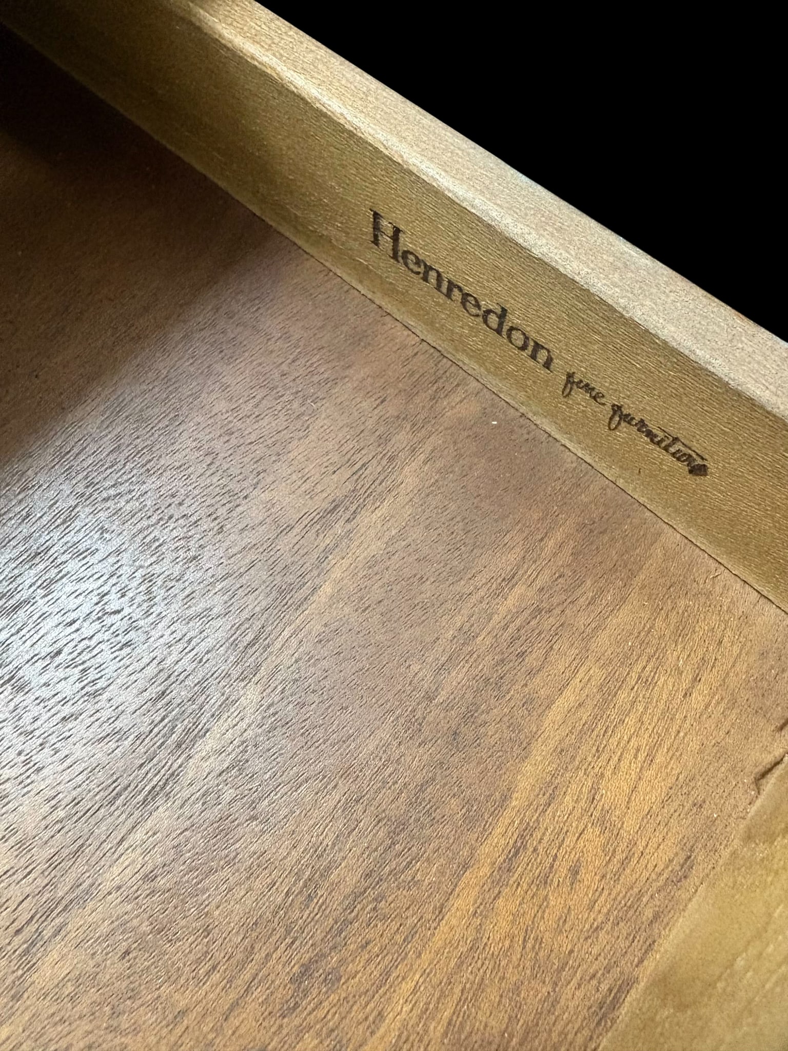 Late 20th Century Henredon Four Centuries Collection Distressed Red Oak Square Side Table With Drawe - 10