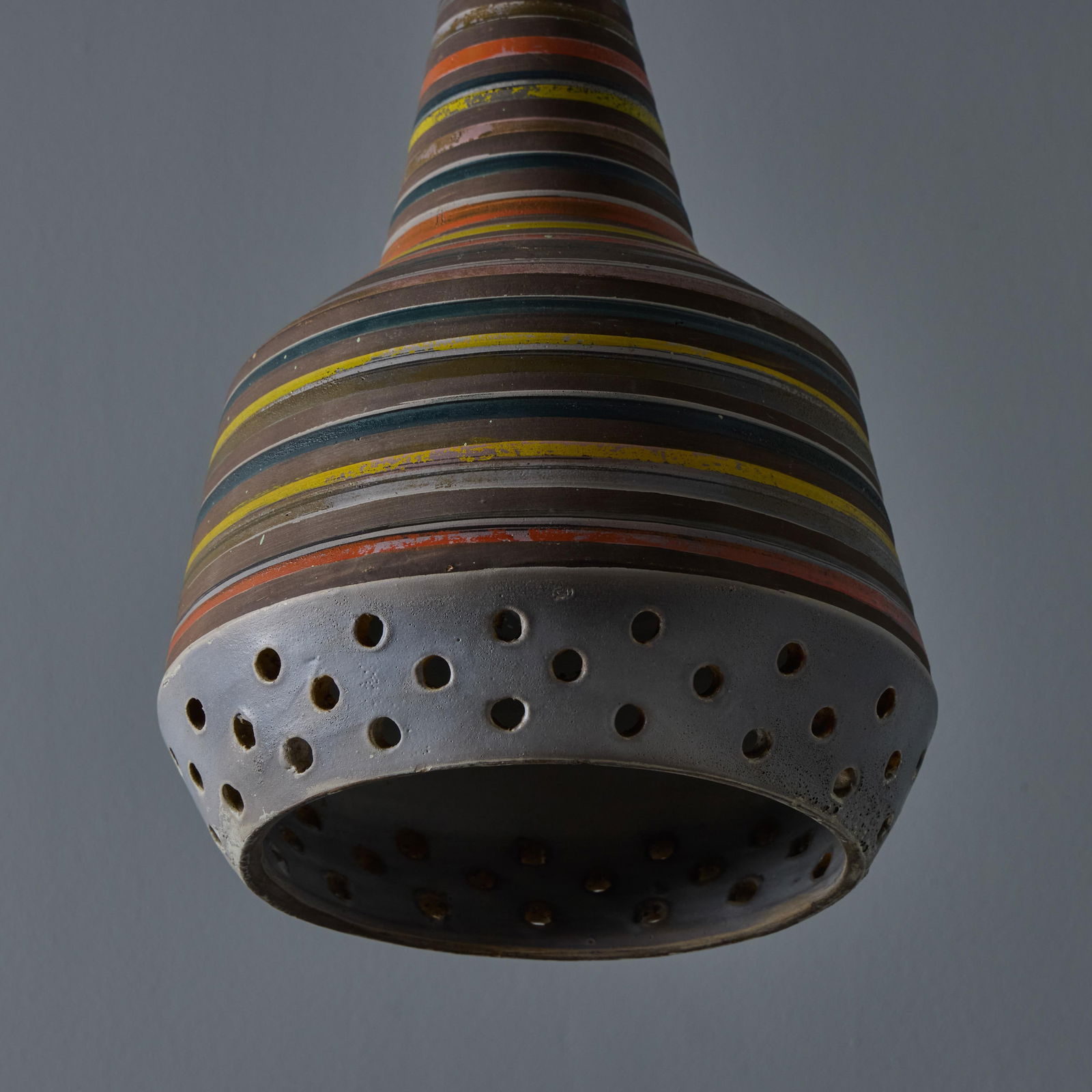 1950s Aldo Londi Ceramic Bitossi Pendant Lamp for Raymor - 6