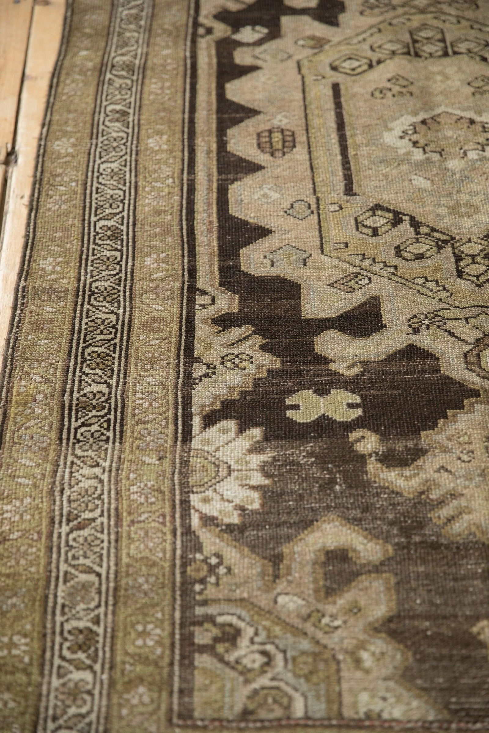 Vintage Distressed Hamadan Rug Runner - 3'6" x 11'9" - 6