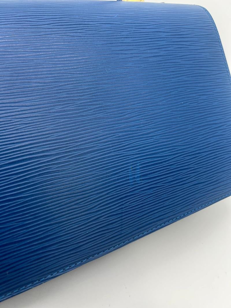 Mid 20th Century Louis Vuitton Blue Epi Concorde Bag - 10