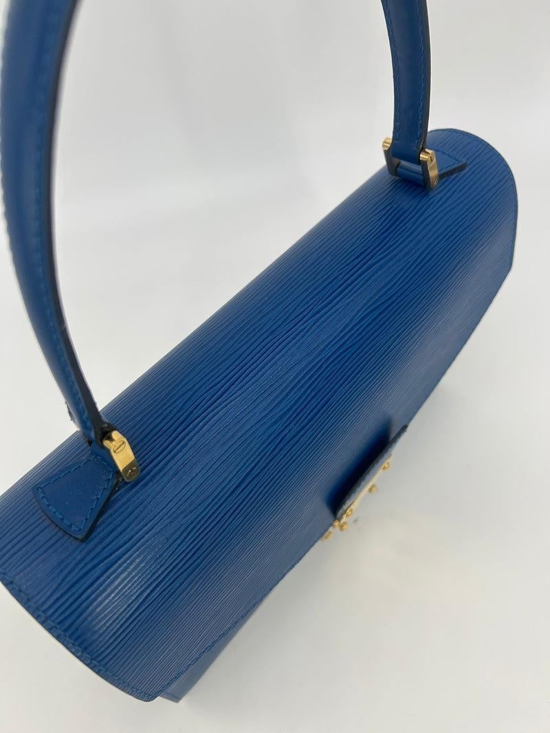 Mid 20th Century Louis Vuitton Blue Epi Concorde Bag - 9