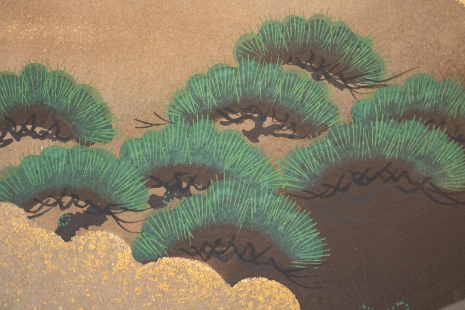 Sake Brewery, Heisei Era Japanese Yamato-E Byobu Screen - 13