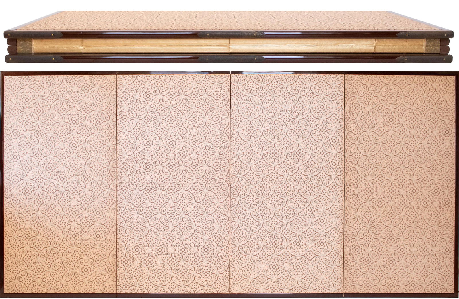 Sake Brewery, Heisei Era Japanese Yamato-E Byobu Screen - 17