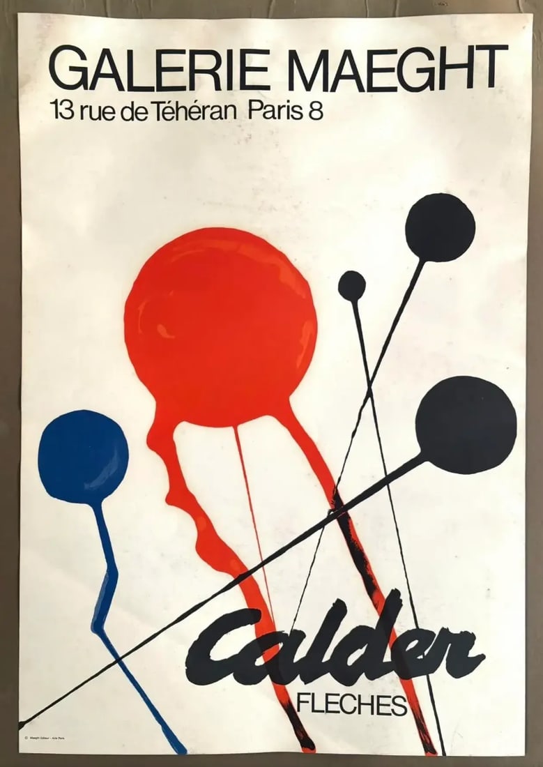Alexander Calder - Fleche 'Galerie Maeght', 1970 - Lithographic Poster - 2