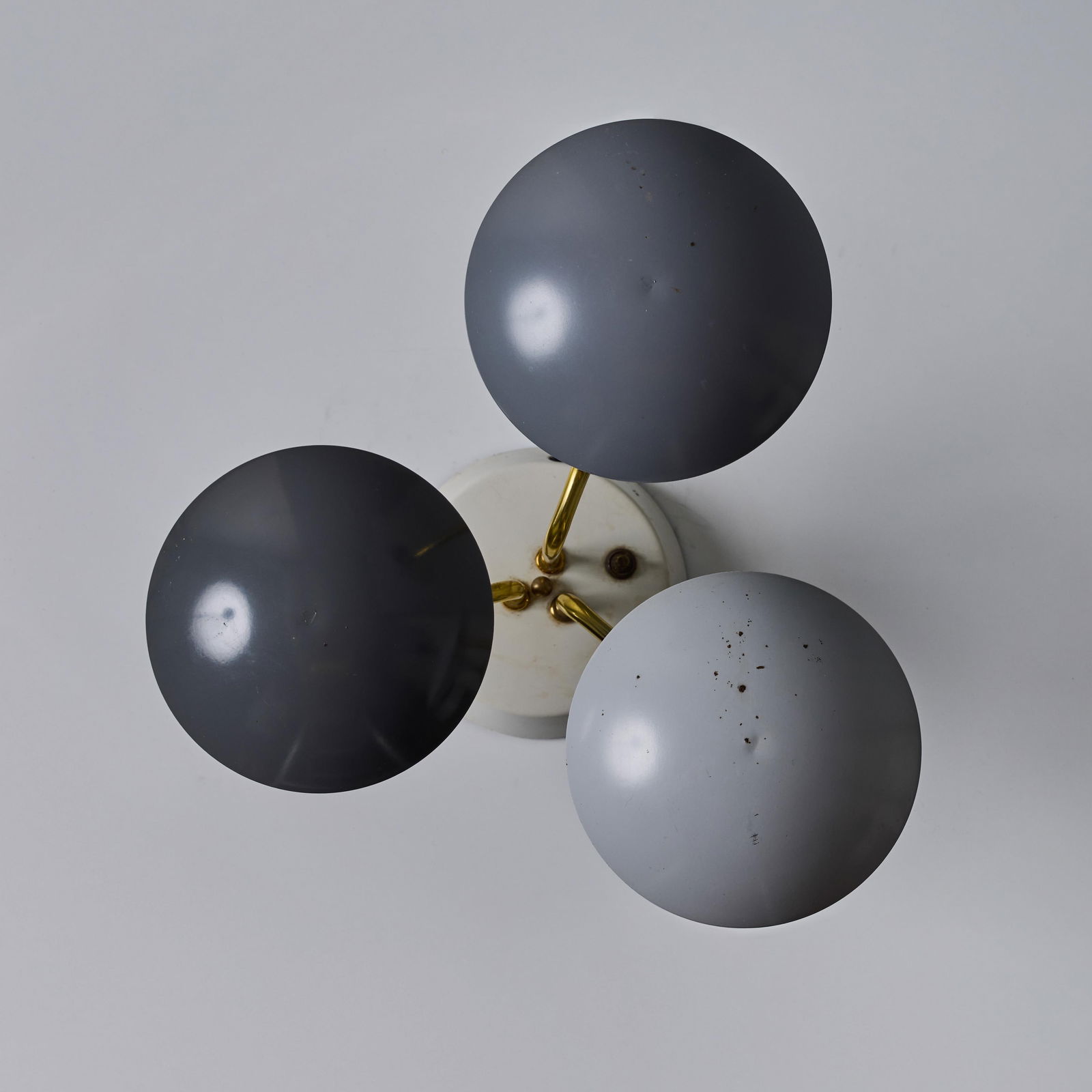 1950s Gino Sarfatti Tricolore Grey Table Lamp for Arteluce - 6