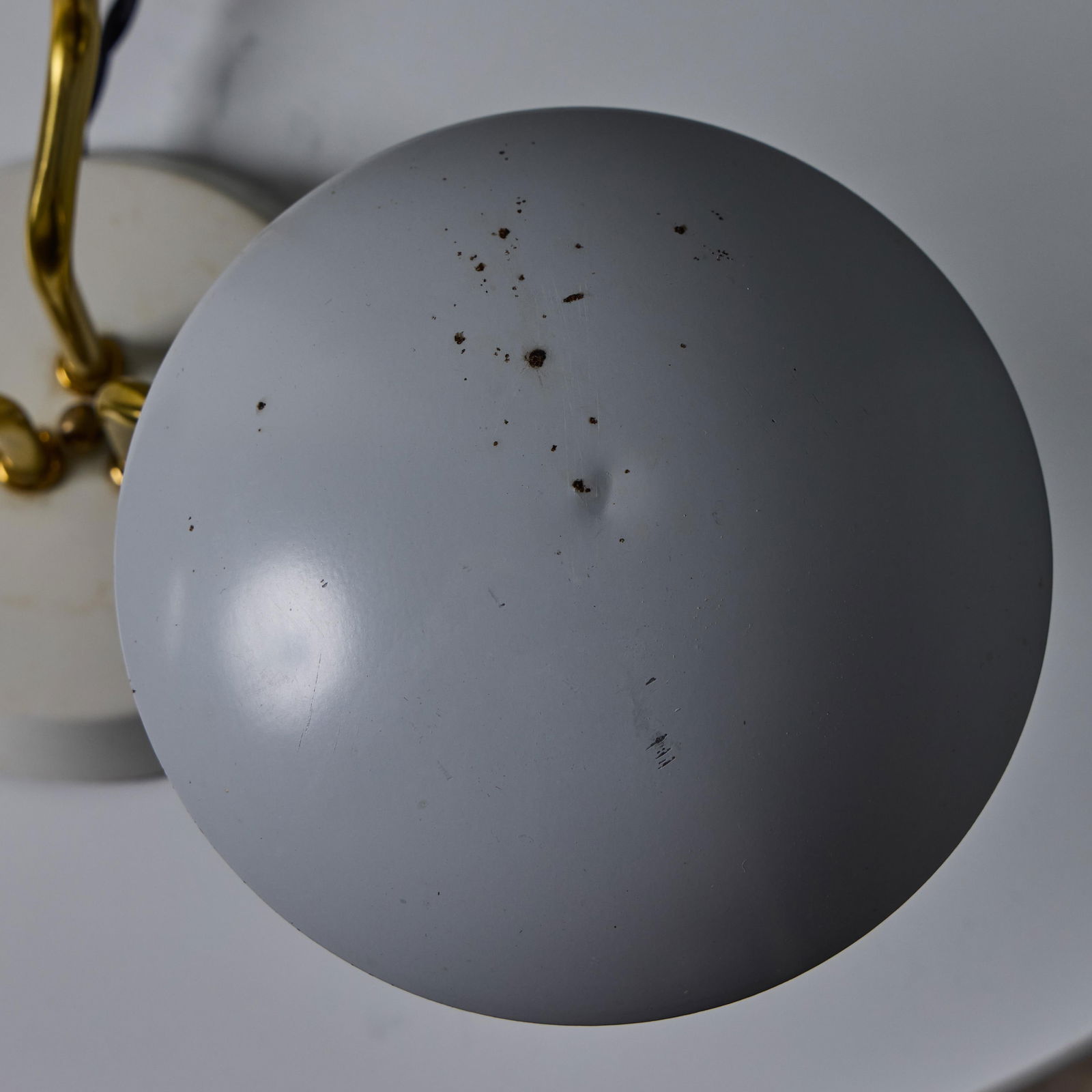 1950s Gino Sarfatti Tricolore Grey Table Lamp for Arteluce - 7