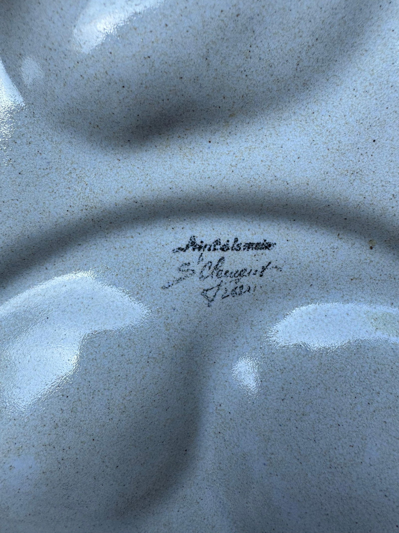 French Oyster Plates and Platter - 5