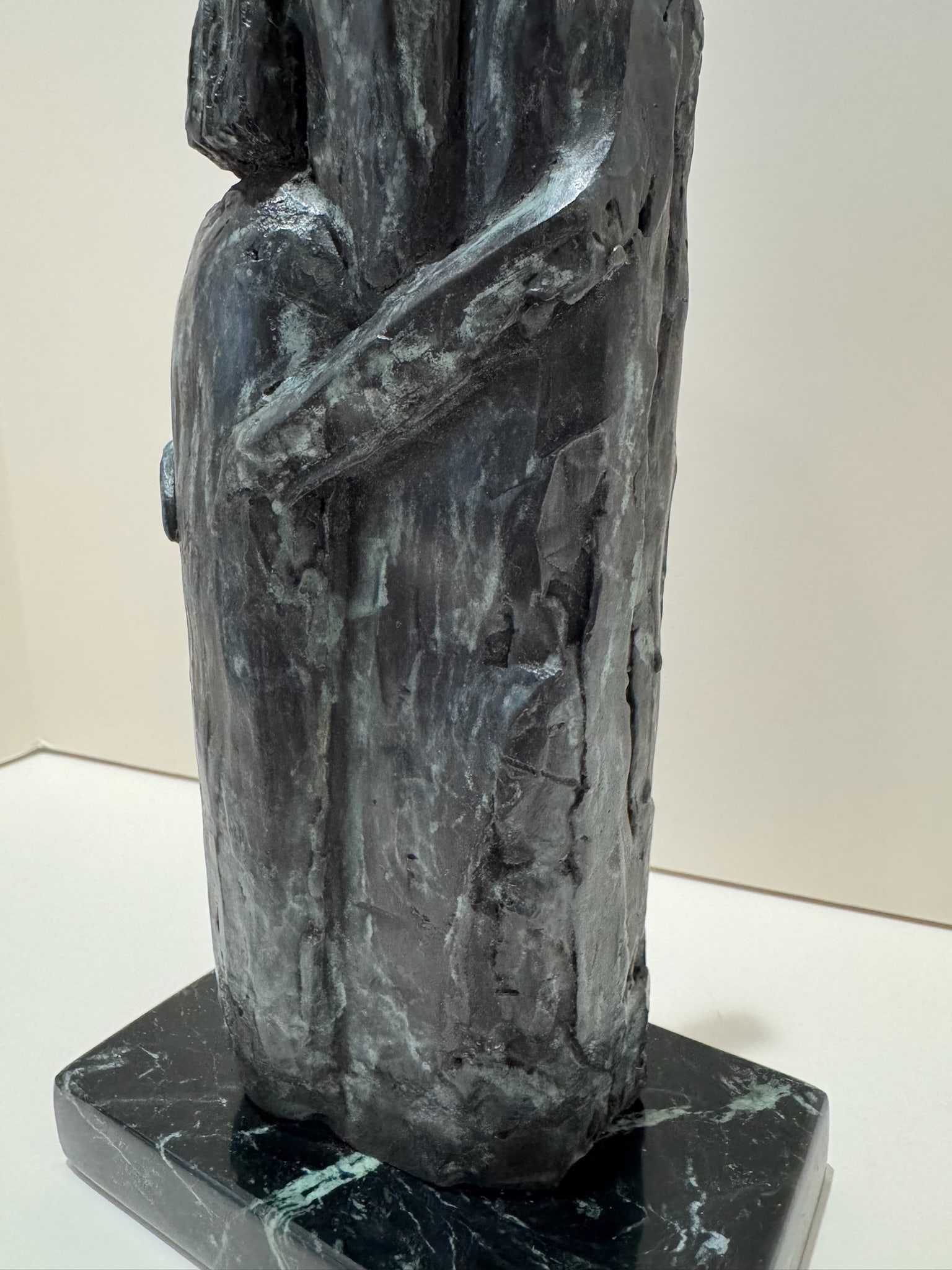 Mid 20th Century Larry Mohr Bronze Abstract Figurative Sculpture on Marble Base | Signed Estate Piec - 10