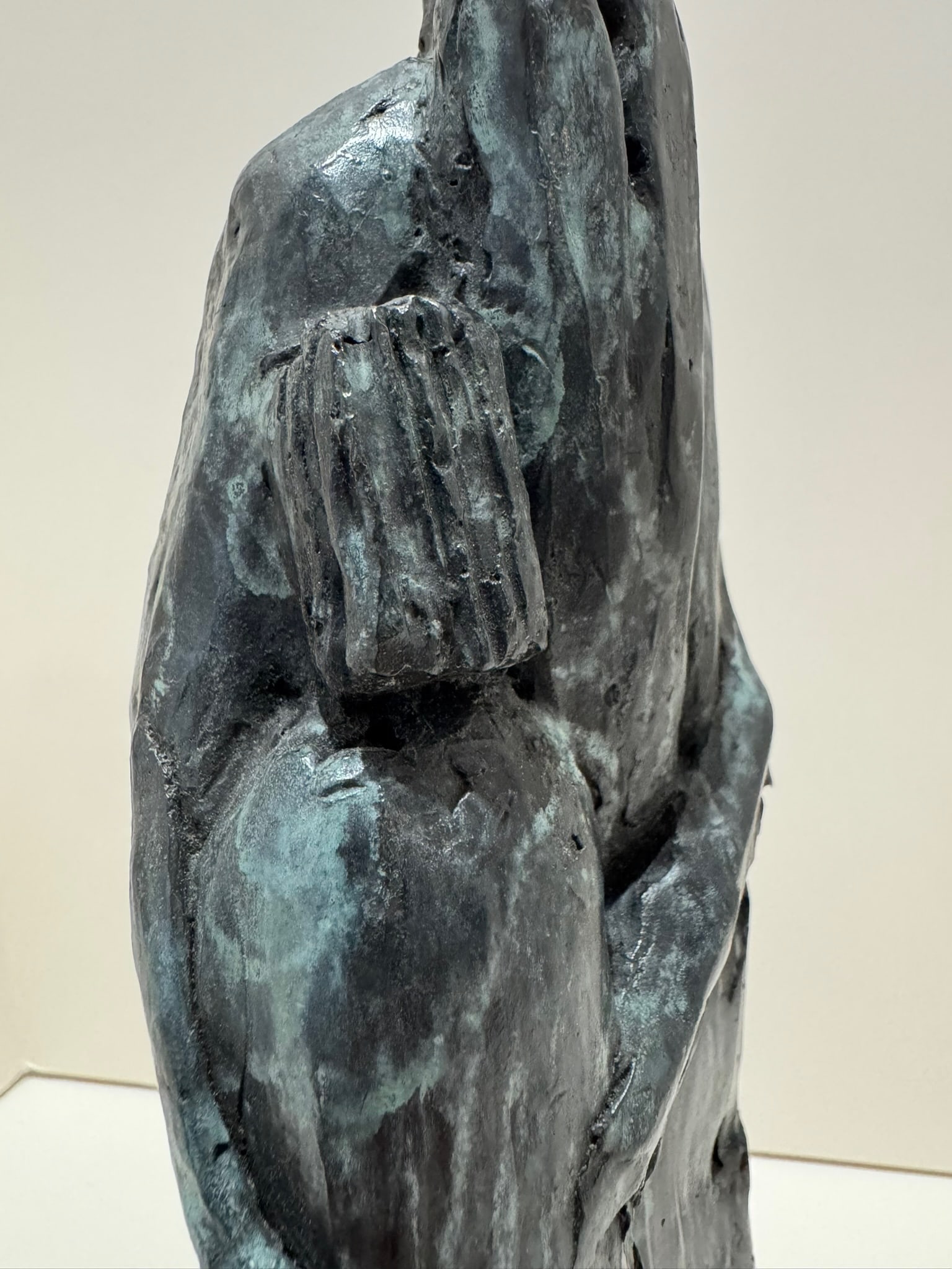 Mid 20th Century Larry Mohr Bronze Abstract Figurative Sculpture on Marble Base | Signed Estate Piec - 12