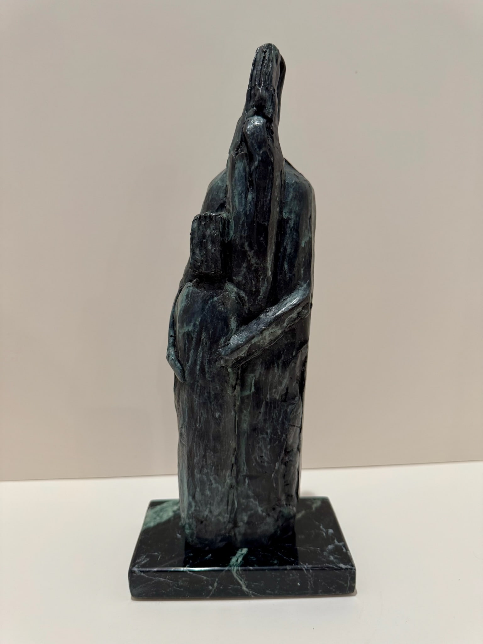 Mid 20th Century Larry Mohr Bronze Abstract Figurative Sculpture on Marble Base | Signed Estate Piec - 2