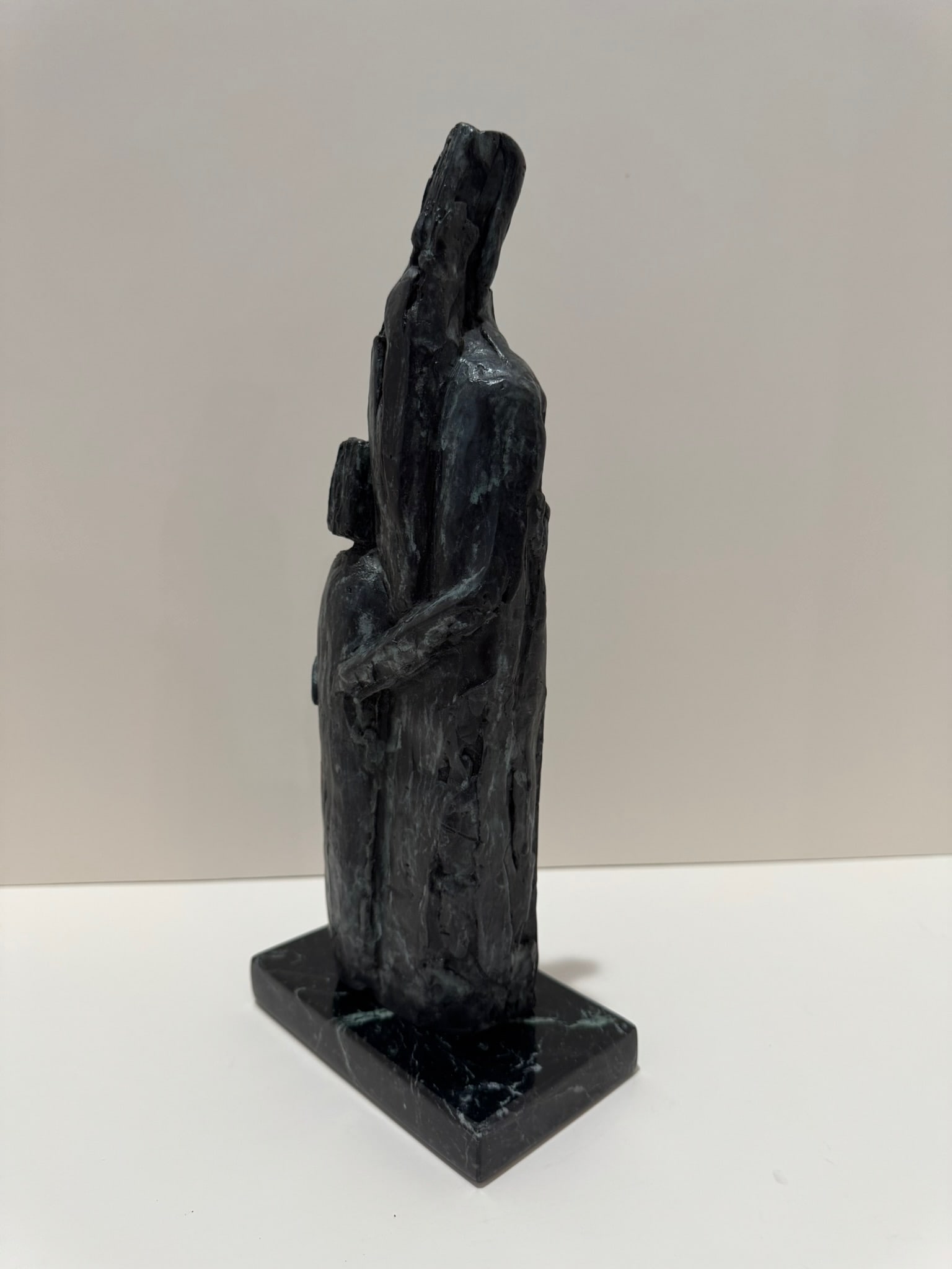 Mid 20th Century Larry Mohr Bronze Abstract Figurative Sculpture on Marble Base | Signed Estate Piec - 5