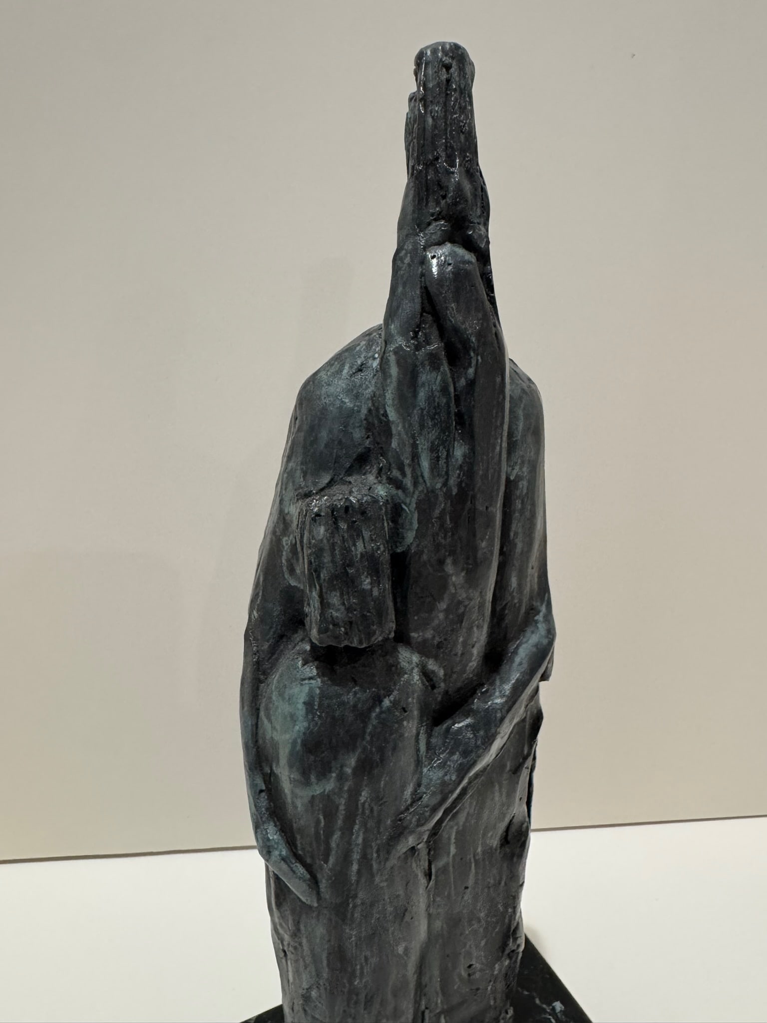 Mid 20th Century Larry Mohr Bronze Abstract Figurative Sculpture on Marble Base | Signed Estate Piec - 6