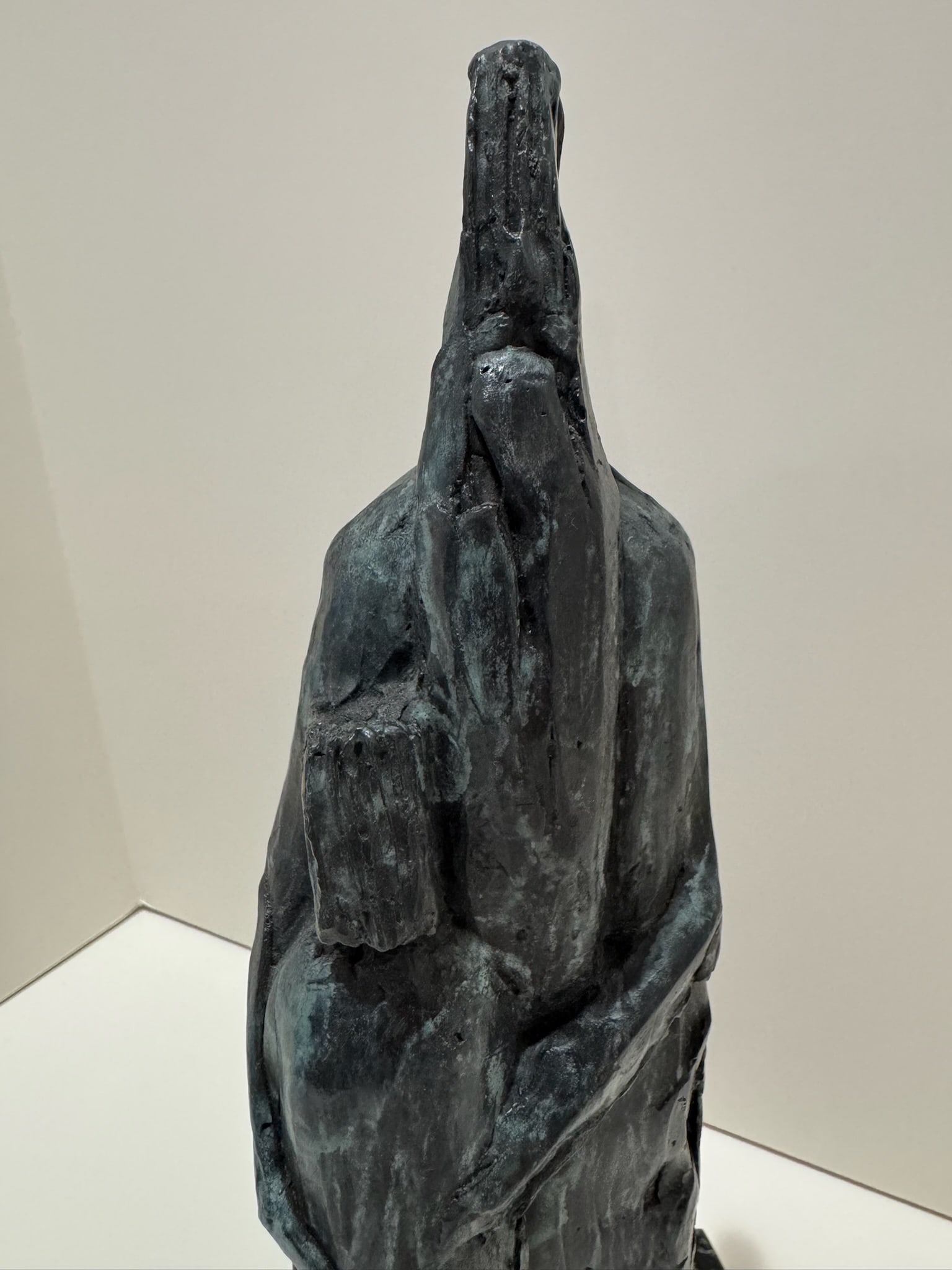 Mid 20th Century Larry Mohr Bronze Abstract Figurative Sculpture on Marble Base | Signed Estate Piec - 7